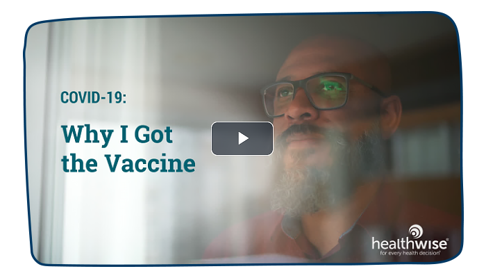 Video thumbnail for why I got the vaccine